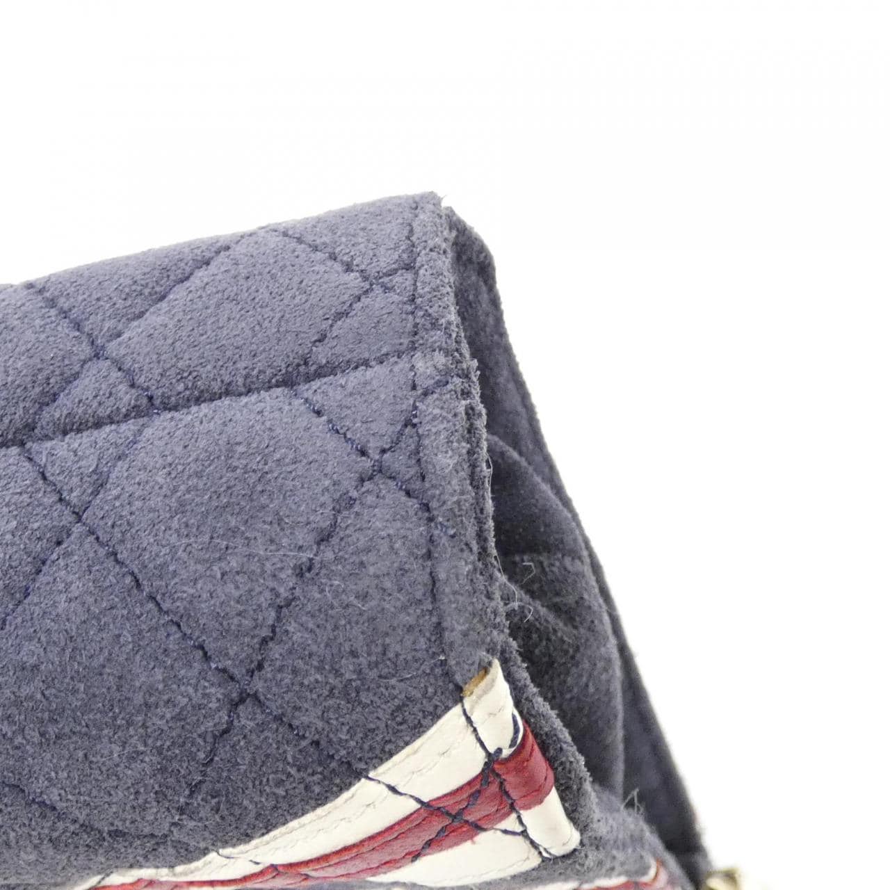 CHANEL Shoulder Bag Lambskin 白色 羊皮 中古品B - 縮圖 3