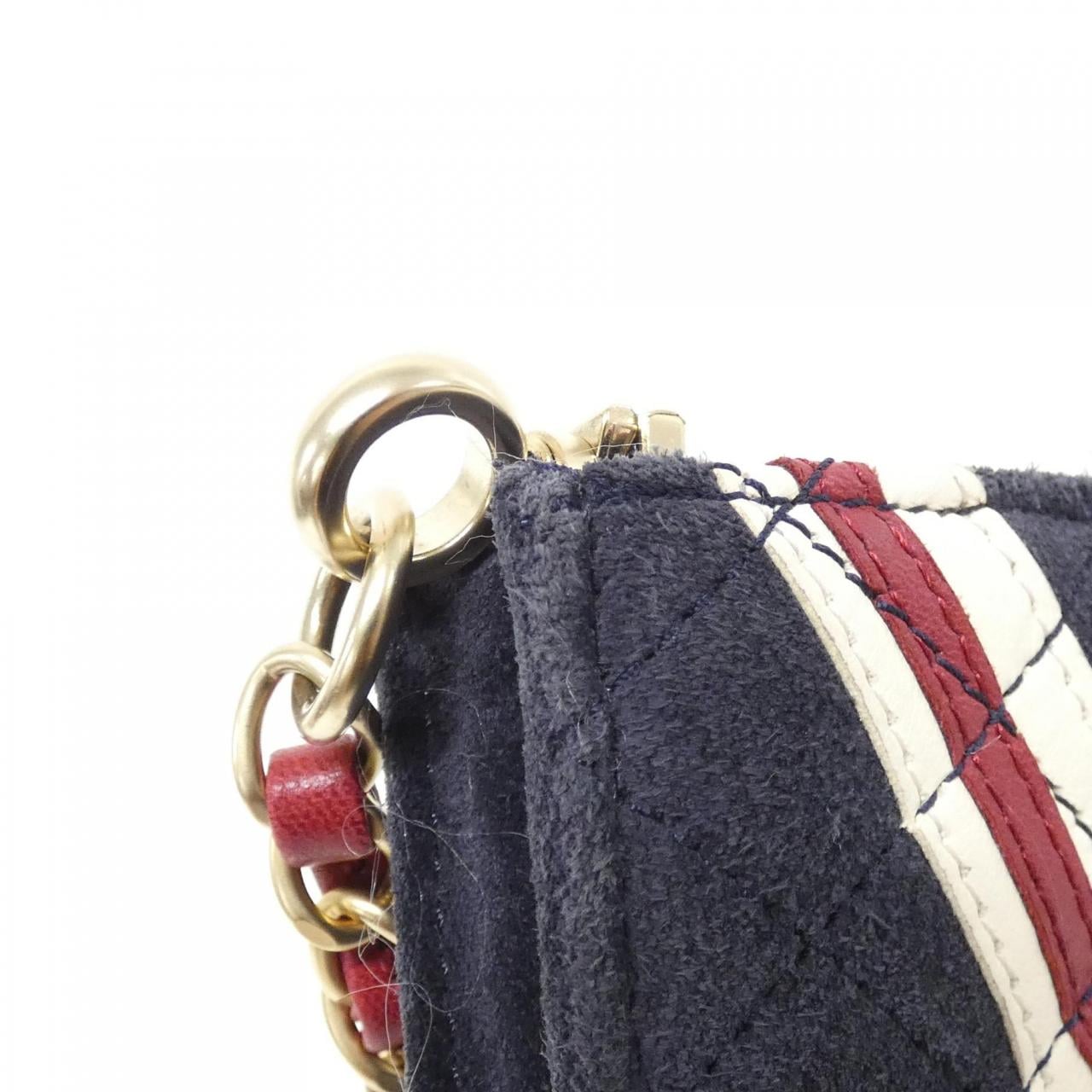 CHANEL Shoulder Bag Lambskin 白色 羊皮 中古品B - 縮圖 4