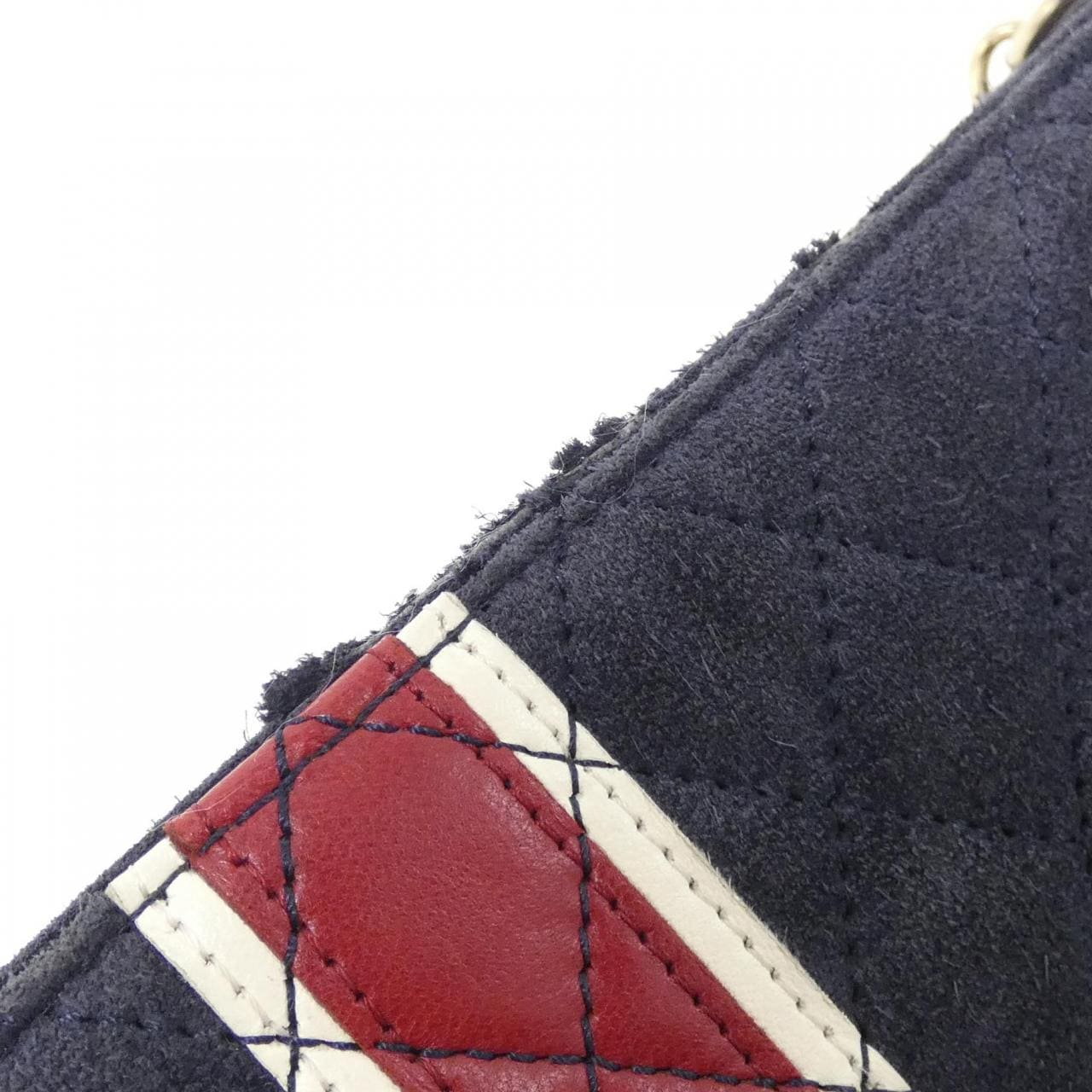 CHANEL Shoulder Bag Lambskin 白色 羊皮 中古品B - 縮圖 6