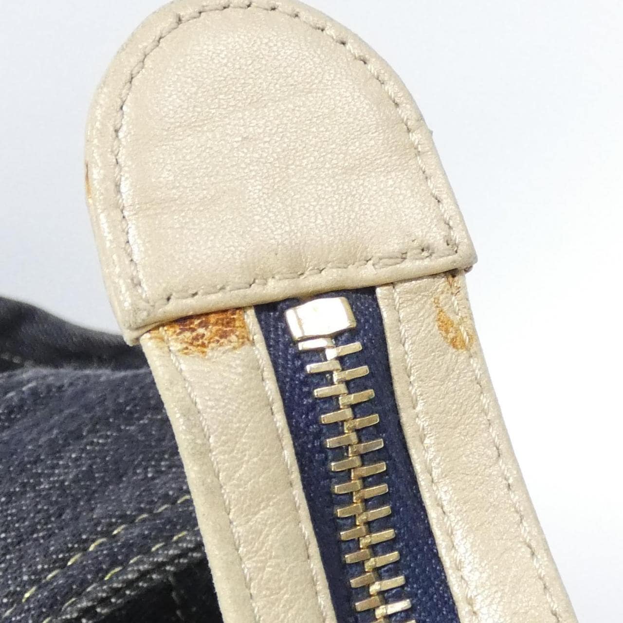 CHANEL 31989 Shoulder Bag Denim 藍色 牛仔布 中古品A - 縮圖 5