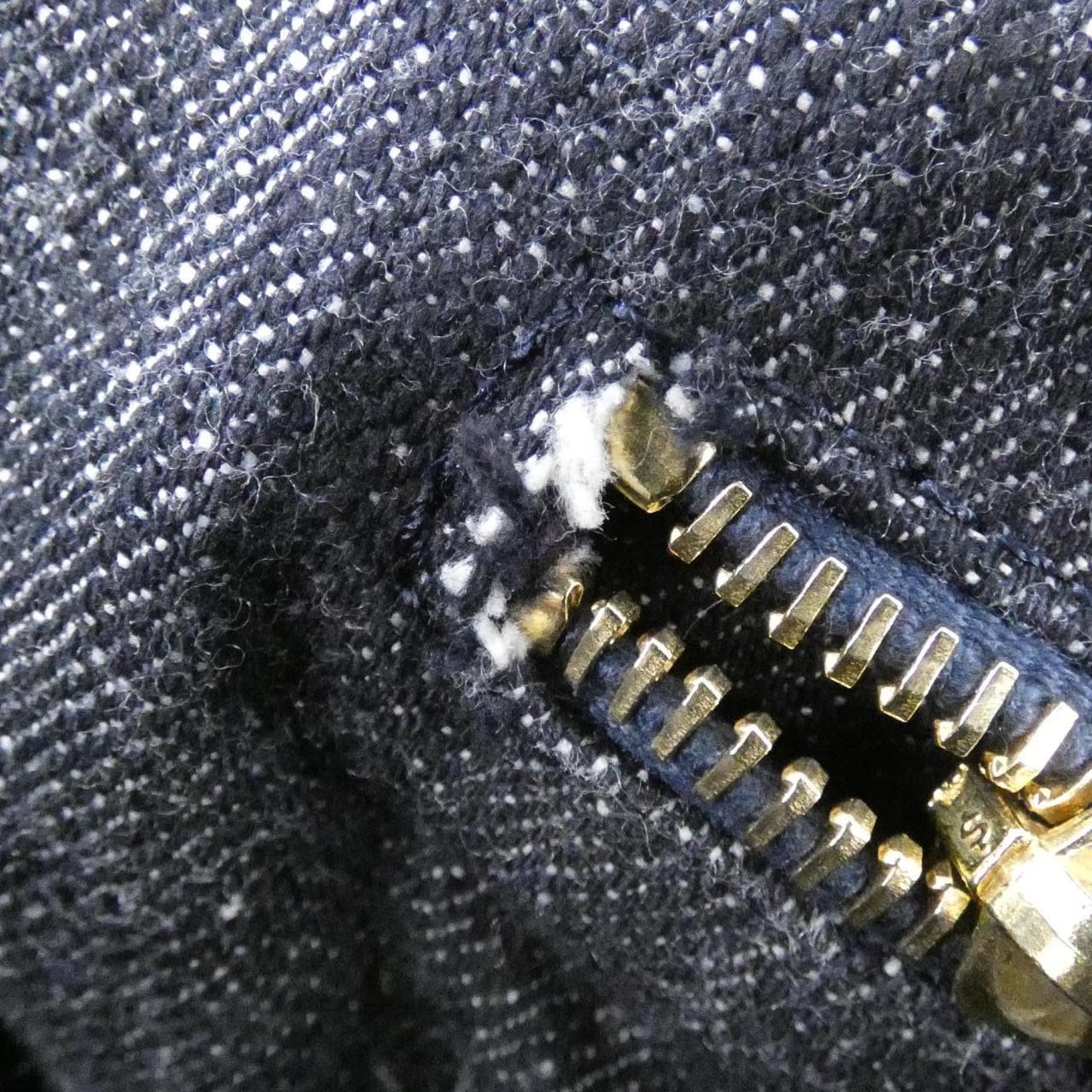 CHANEL 31989 Shoulder Bag Denim 藍色 牛仔布 中古品A - 縮圖 10