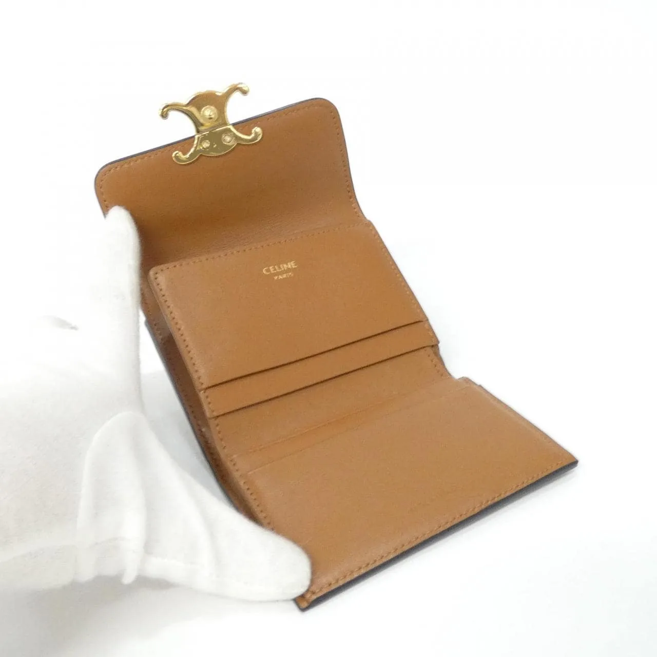 CELINE 10I652DS3 Wallet Canvas Black Canvas Rank A - Thumbnail 6