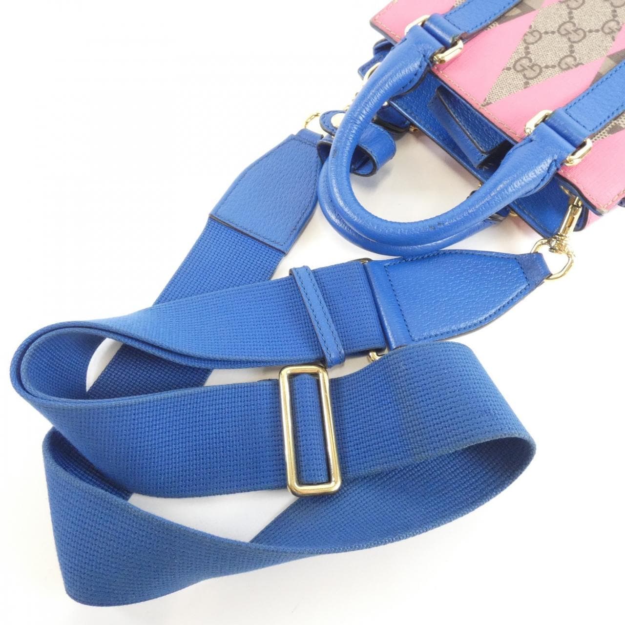 GUCCI 696010 FAA5B Bag Canvas Black Canvas Rank B - Thumbnail 6