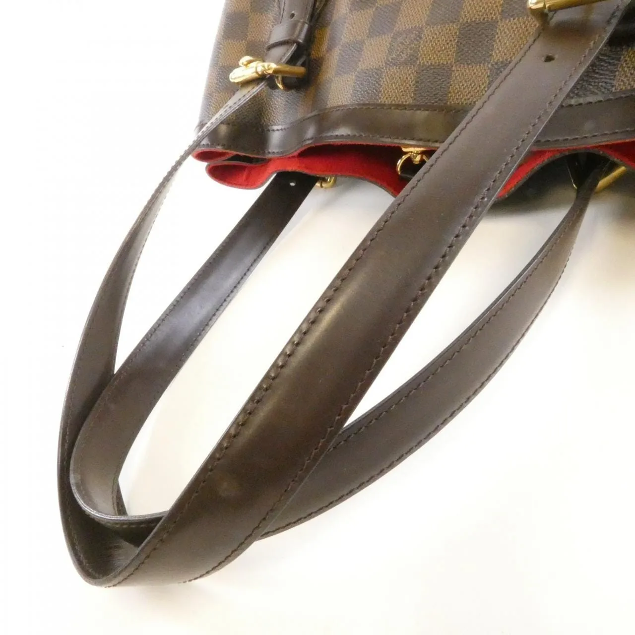 LOUIS VUITTON N51204 Handbag Damier 黑色 Damier 中古品A - 縮圖 6