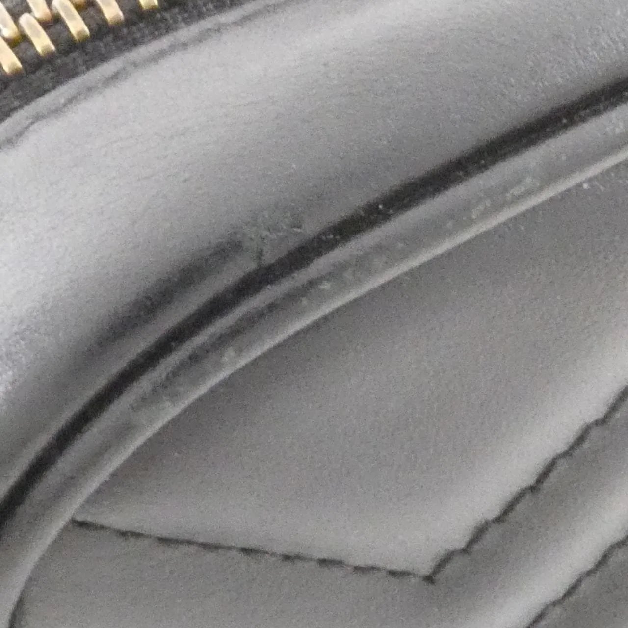 GUCCI GG Marmont 448065 DTD1T Shoulder Leather Black Leather Rank B - Thumbnail 6