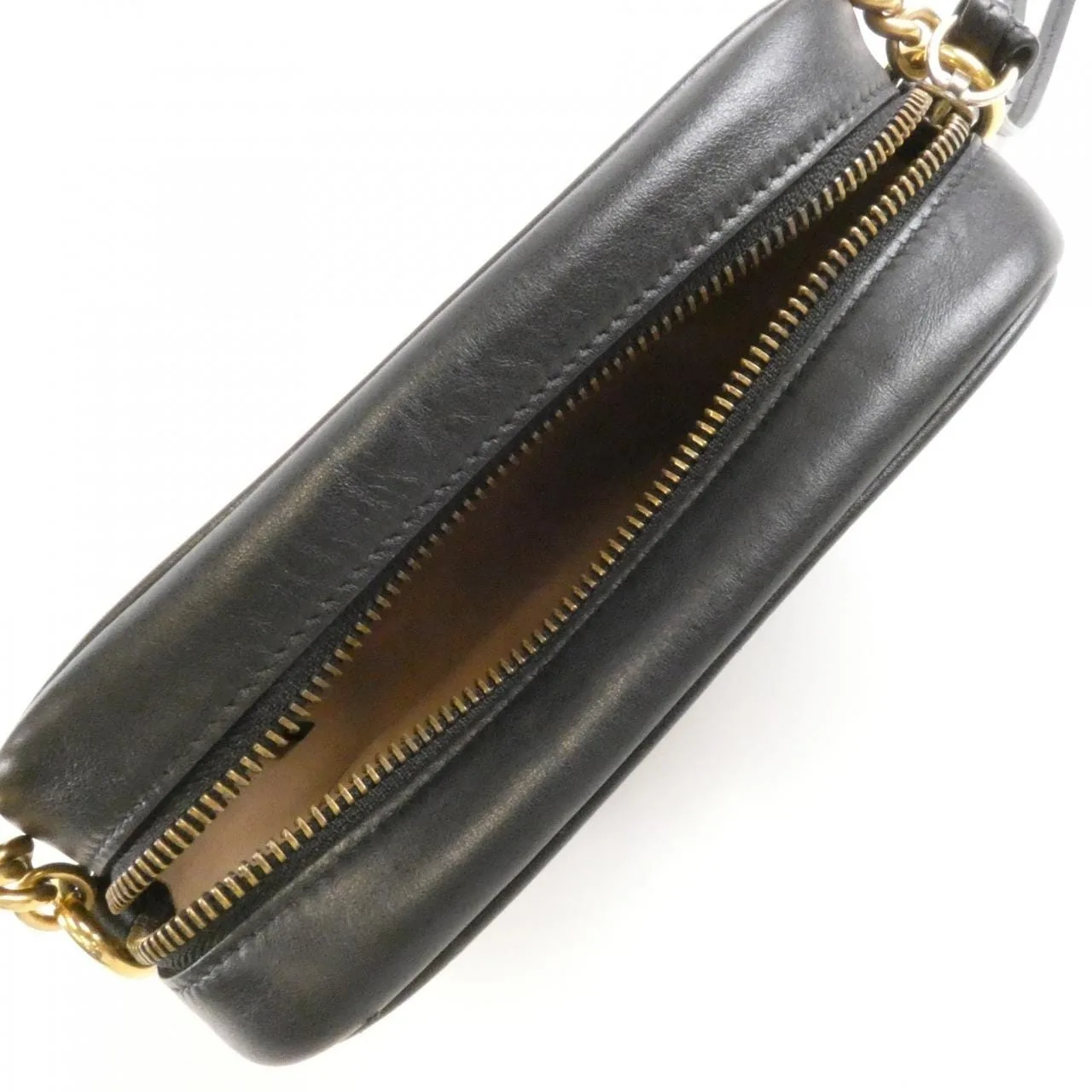 GUCCI GG Marmont 448065 DTD1T Shoulder Leather Black Leather Rank B - Thumbnail 8