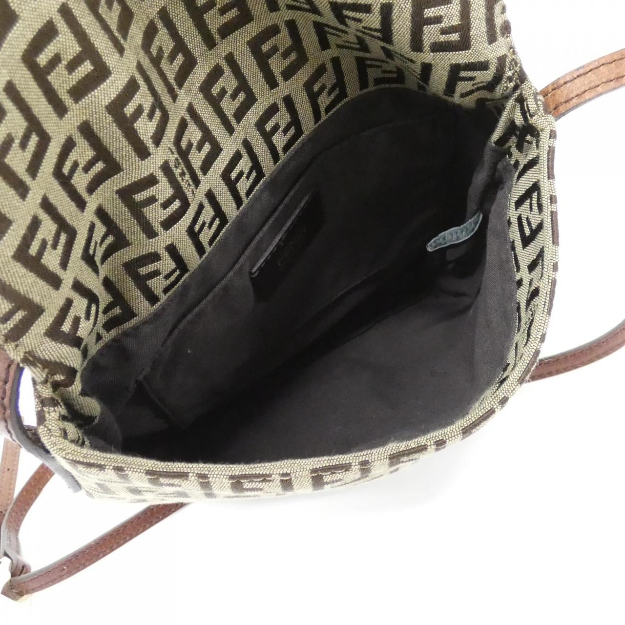 FENDI 8BT075 TN9 Shoulder Bag Canvas Beige Canvas Rank A - Thumbnail 8