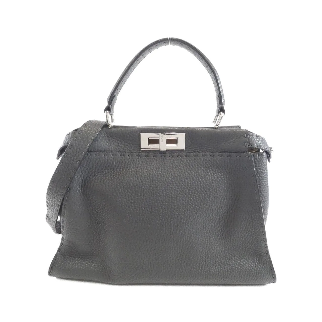 FENDI Peekaboo 8BN290 Q0J Handbag Black