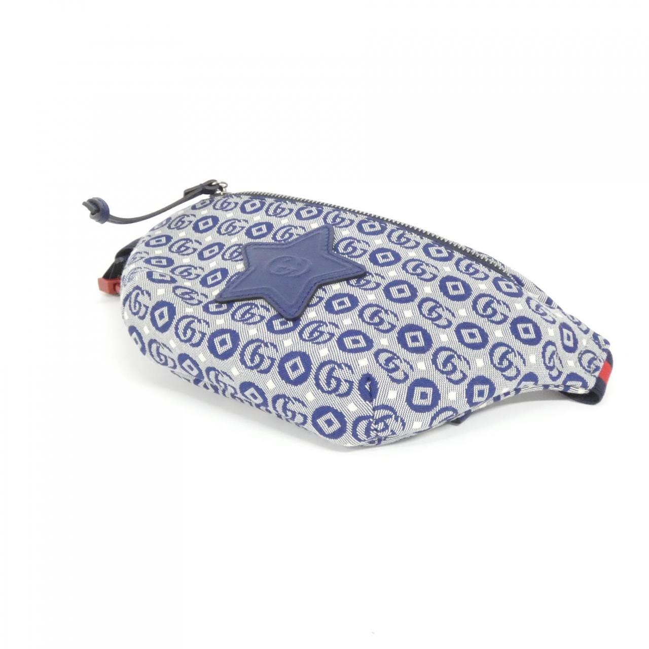 GUCCI 502095 U4GAN Belt Bag Cotton Black Cotton - Thumbnail 3