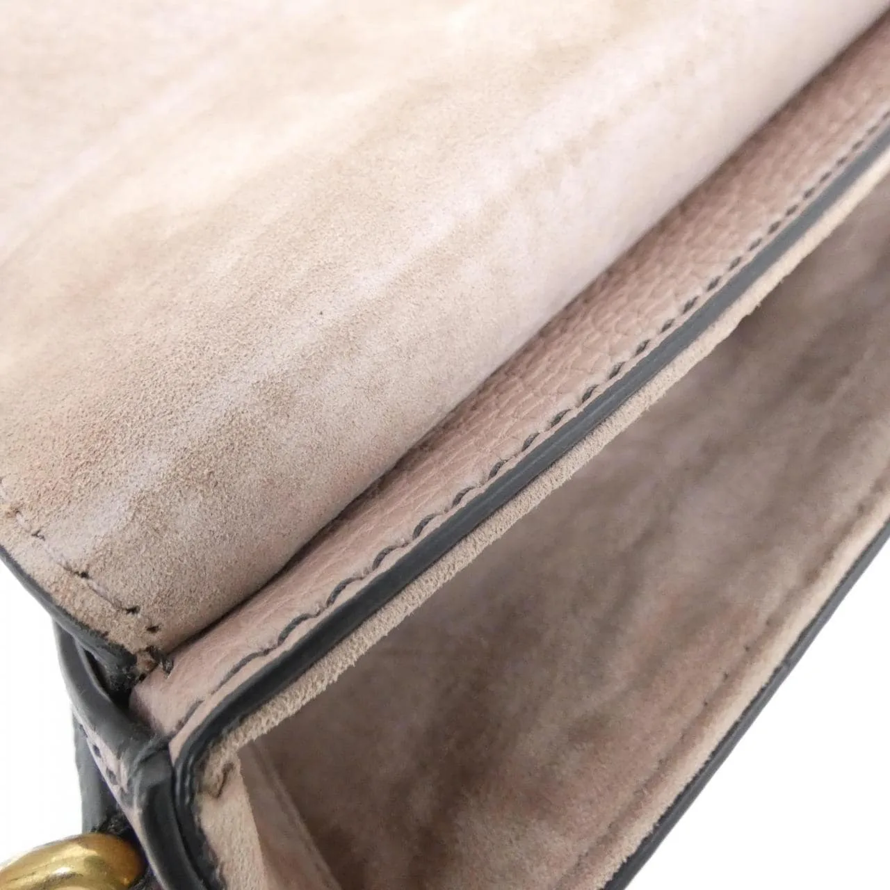 DIOR M9001CVQR Shoulder Leather 黑色 皮革 中古品A - 縮圖 6