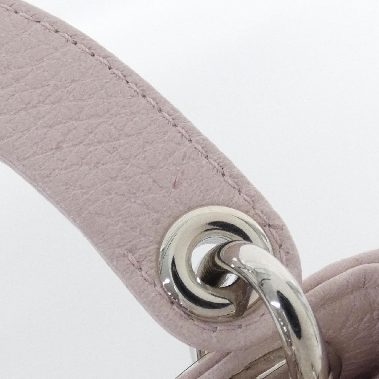 DIOR Lady Dior Bag Leather Pink Leather - Thumbnail 7