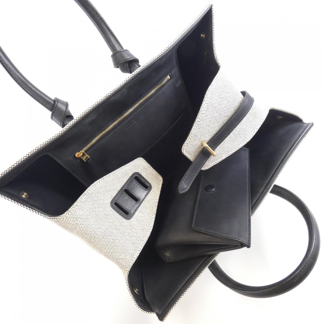 CELINE 173792TKD Bag Canvas Black Canvas Rank B - Thumbnail 8