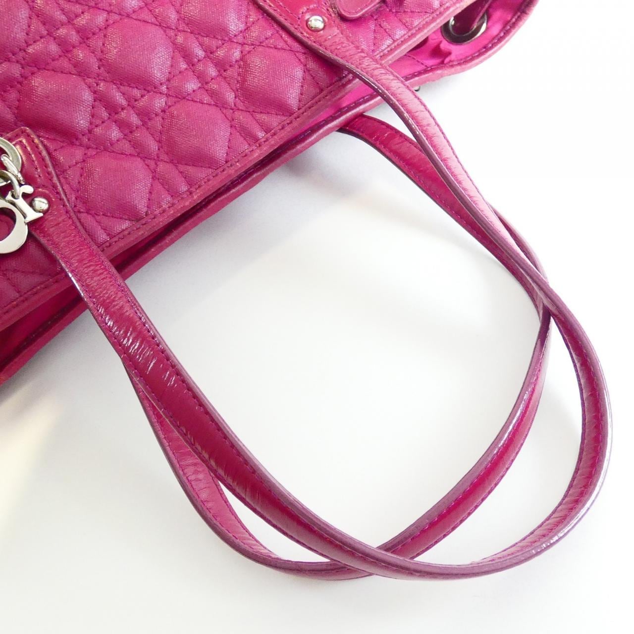 DIOR M1010PPCD Bag Canvas 黑色 帆布 中古品B - 縮圖 6