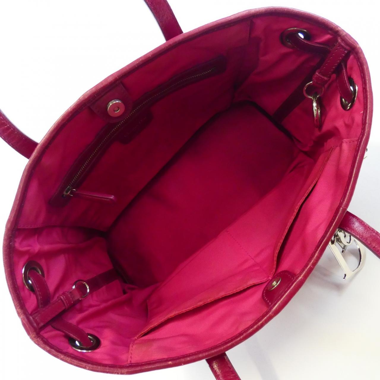 DIOR M1010PPCD Bag Canvas 黑色 帆布 中古品B - 縮圖 7