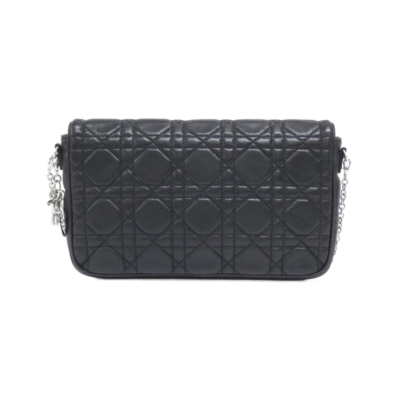 DIOR S435PPCAL Shoulder Bag Leather 黑色 皮革 - 縮圖 2