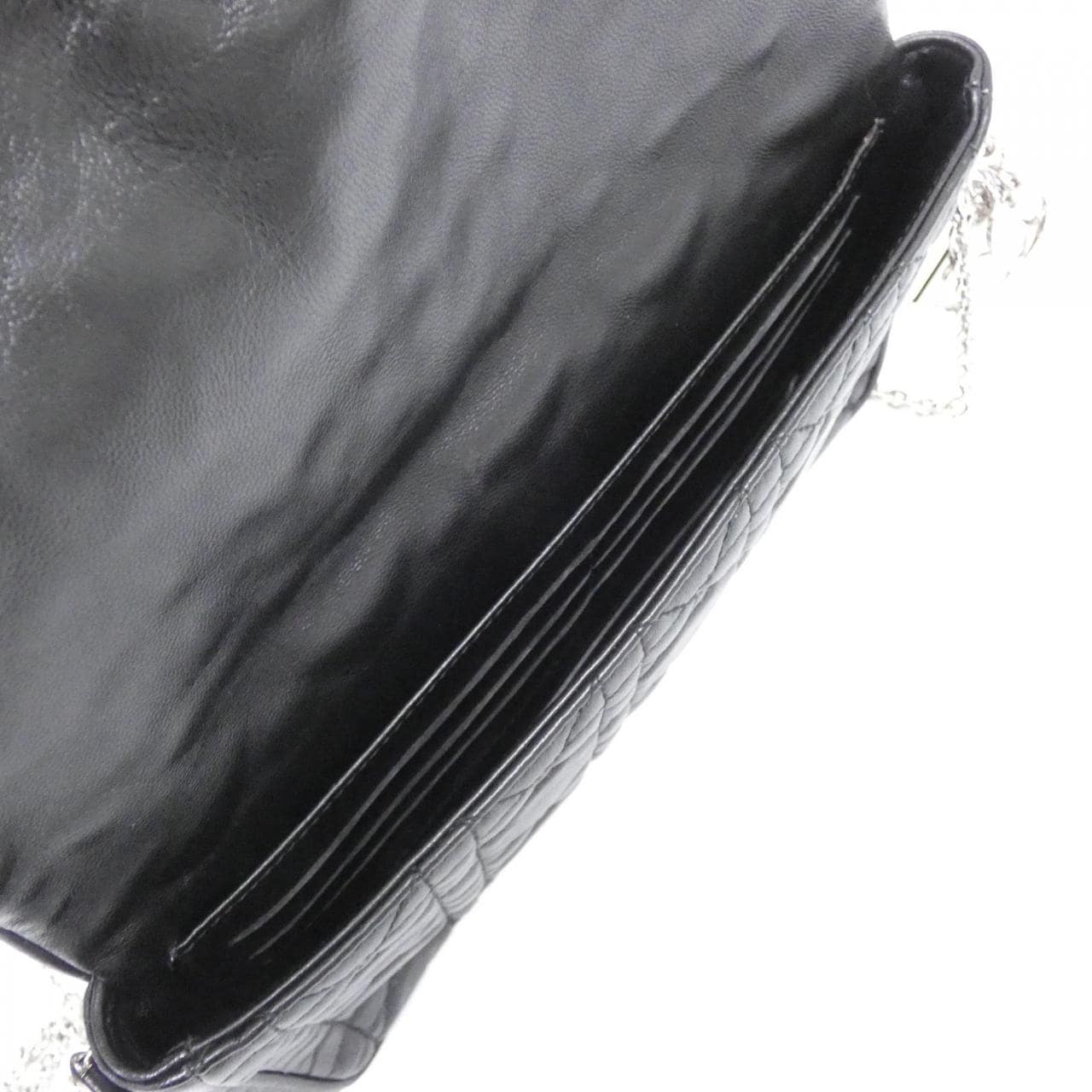 DIOR S435PPCAL Shoulder Bag Leather 黑色 皮革 - 縮圖 7