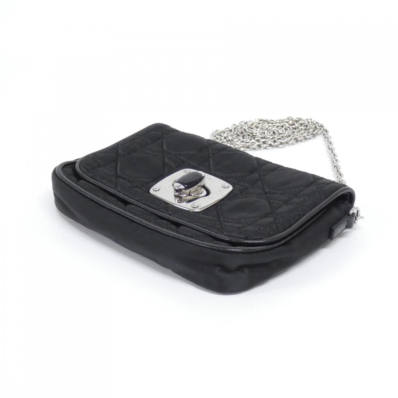 DIOR Shoulder Bag Nylon 黑色 尼龍 中古品A - 縮圖 3