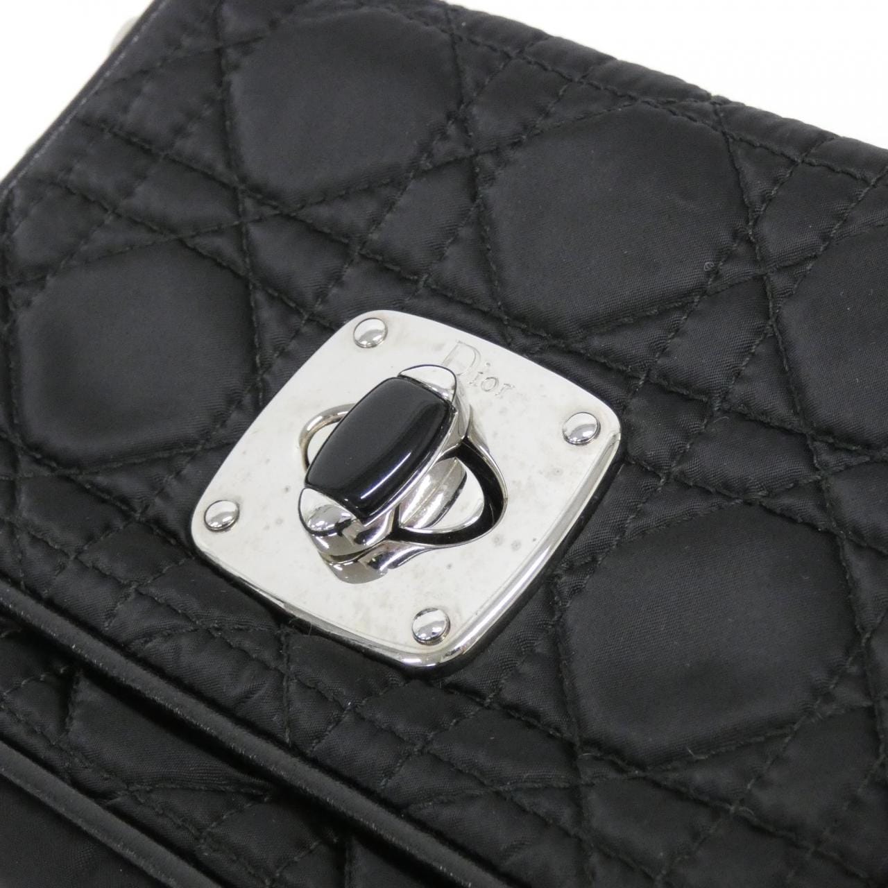 DIOR Shoulder Bag Nylon 黑色 尼龍 中古品A - 縮圖 4