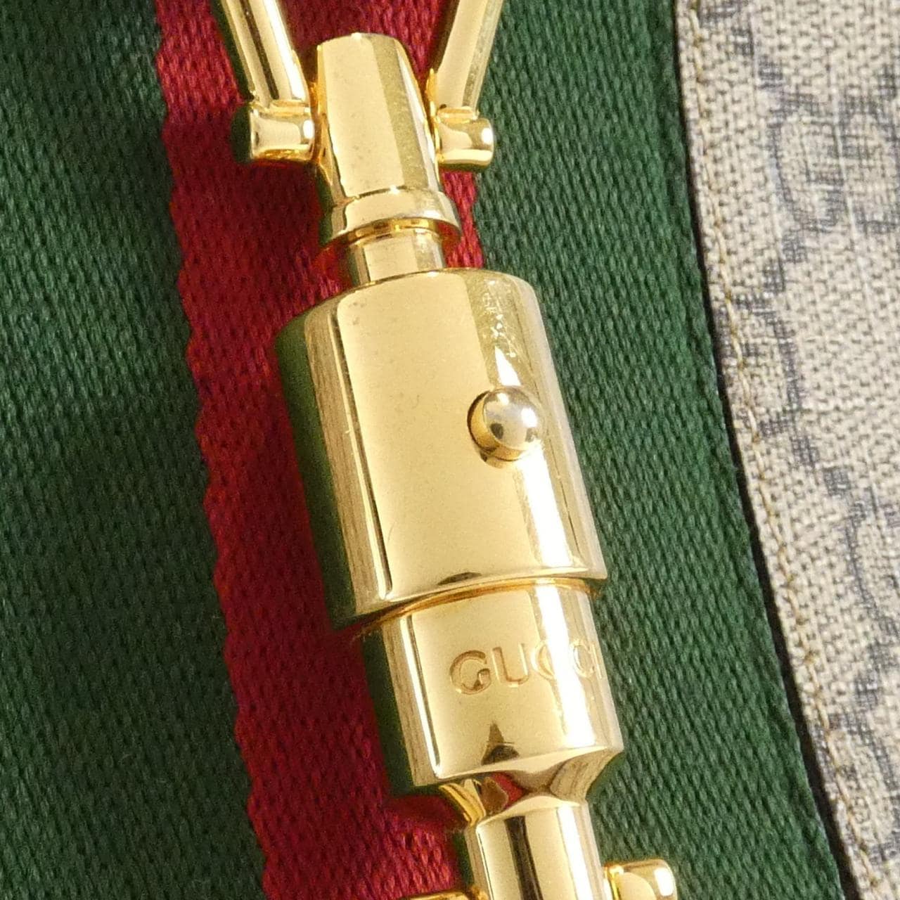 GUCCI Jackie 636710 HUHHG Shoulder Bag Canvas 黑色 帆布 中古品B - 縮圖 4