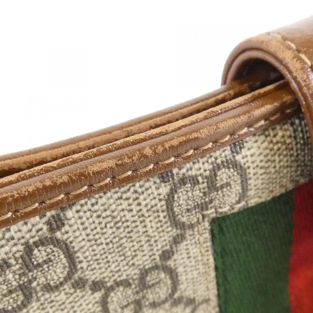 GUCCI Jackie 636710 HUHHG Shoulder Bag Canvas 黑色 帆布 中古品B - 縮圖 6