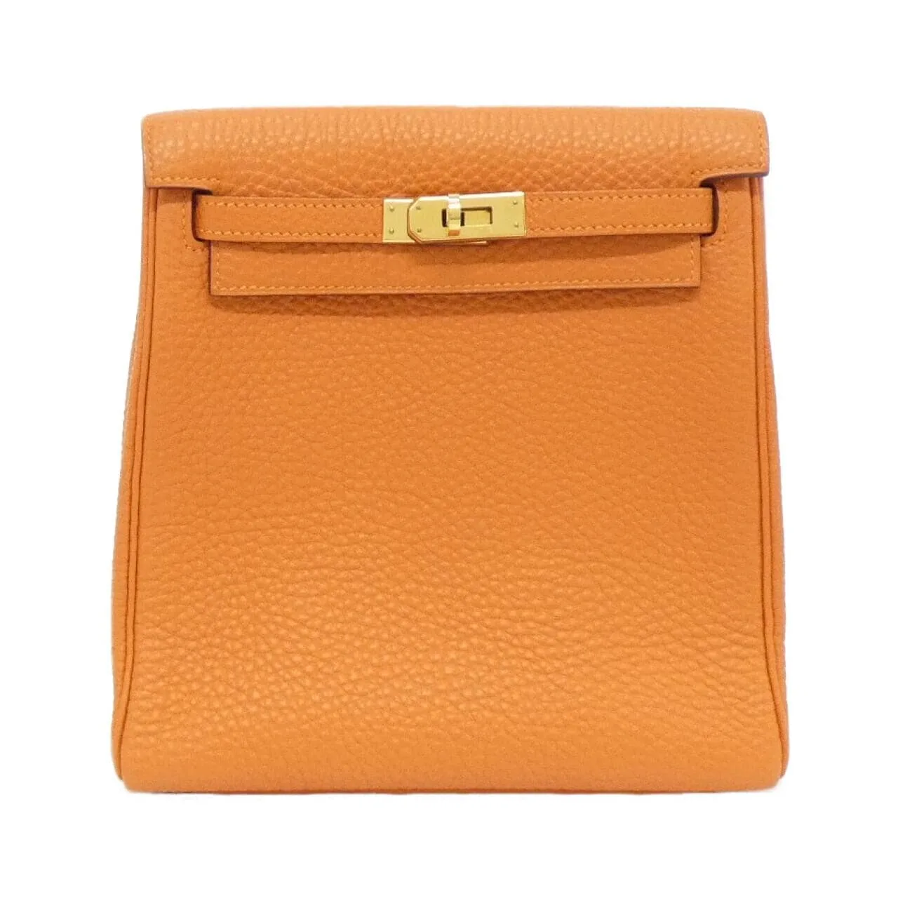 HERMES Kelly Backpack Togo Orange