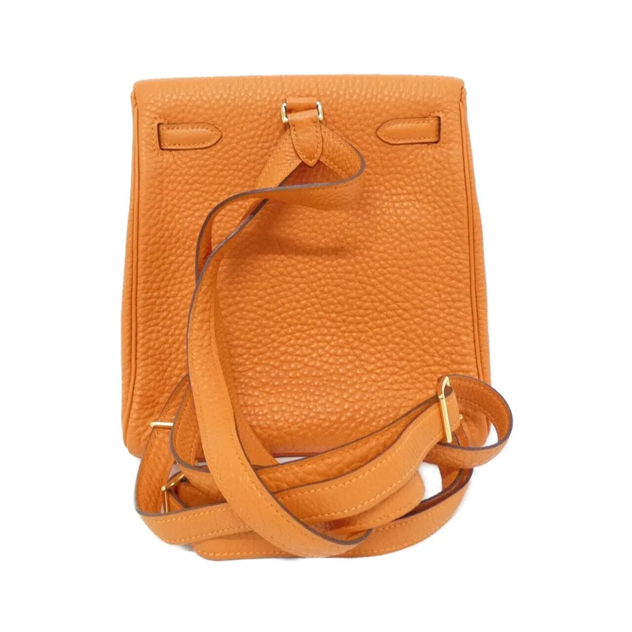 HERMES Kelly Backpack Togo 橙色 Togo 牛皮 中古品A - 縮圖 2