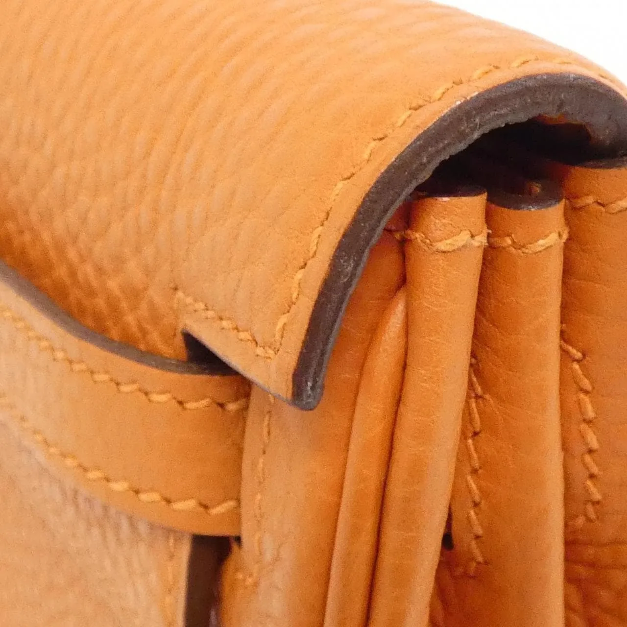 HERMES Kelly Backpack Togo 橙色 Togo 牛皮 中古品A - 縮圖 5