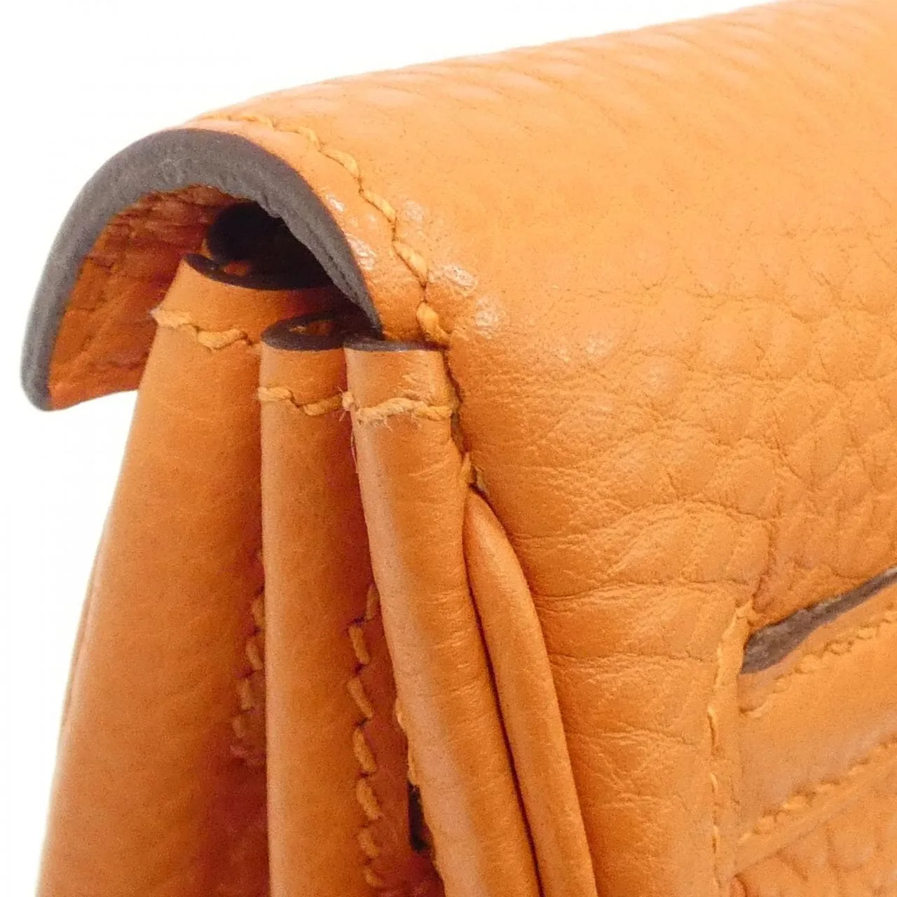 HERMES Kelly Backpack Togo 橙色 Togo 牛皮 中古品A - 縮圖 6