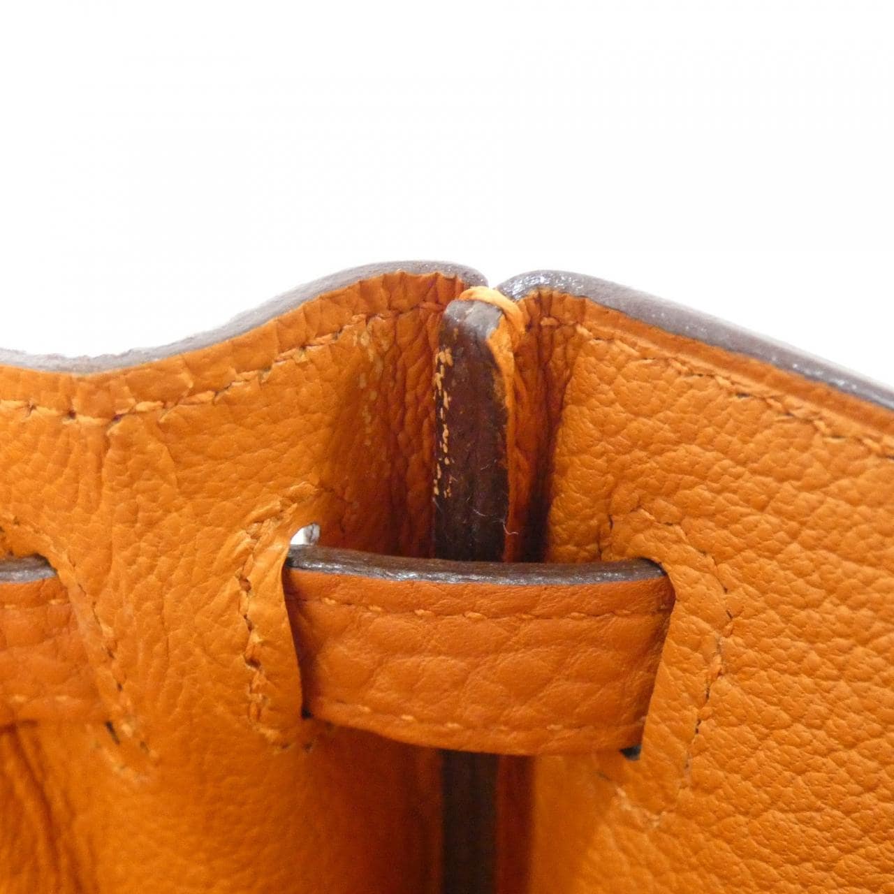 HERMES HERMÈS Kelly Backpack Togo Orange Togo Leather - Thumbnail 10