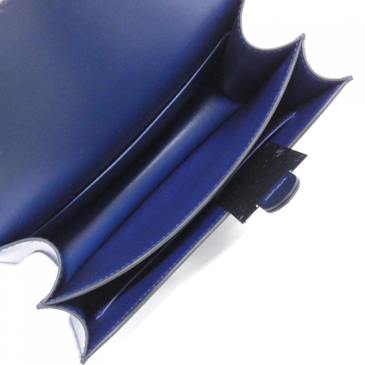 HERMES HERMÈS Constance 084952CK Shoulder Bag Box Calf Blue Box Calf Leather Rank A - Thumbnail 6