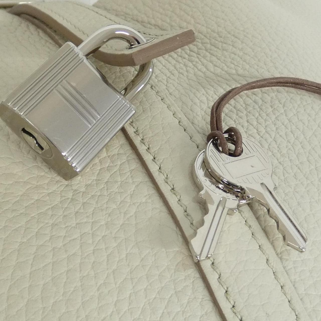 HERMES HERMÈS Picotin 056289CK Bag Clemence Clemence Leather - Thumbnail 3