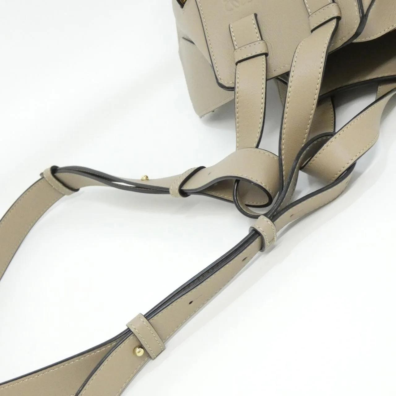 LOEWE Hammock 387 30 S35 Shoulder 黑色 中古品A - 縮圖 8