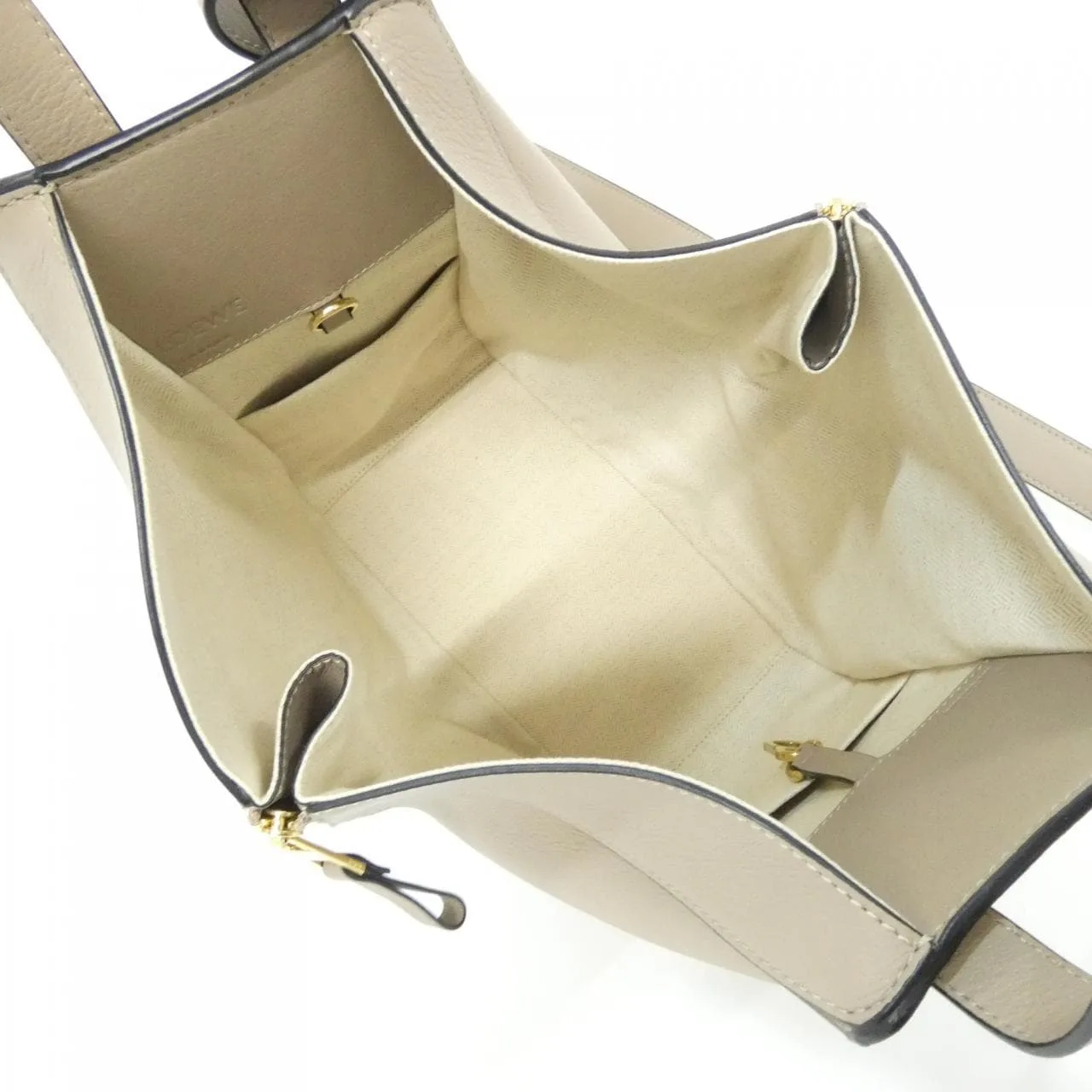 LOEWE Hammock 387 30 S35 Shoulder 黑色 中古品A - 縮圖 9