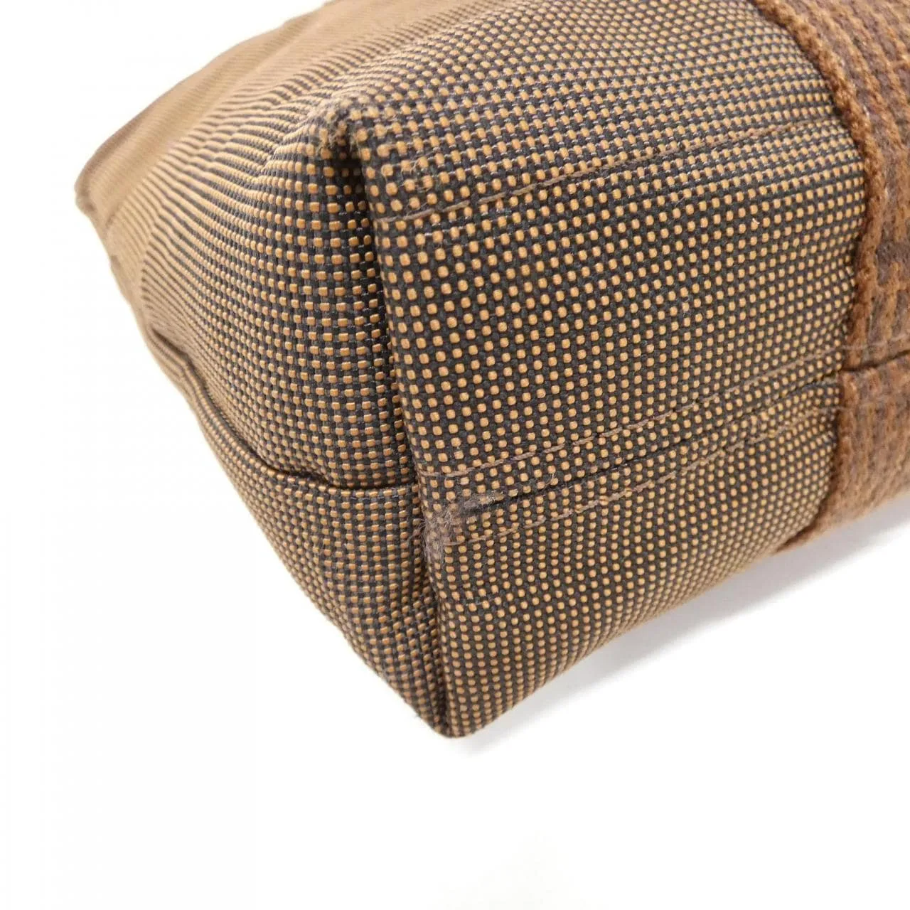 HERMES 101085M Handbag Canvas Brown Canvas Rank A - Thumbnail 3