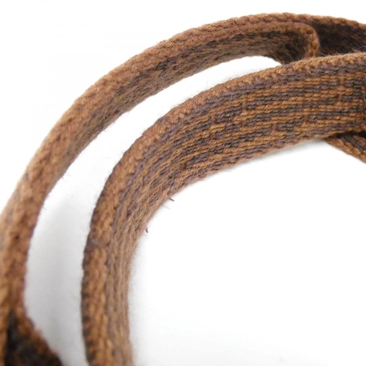 HERMES 101085M Handbag Canvas Brown Canvas Rank A - Thumbnail 6