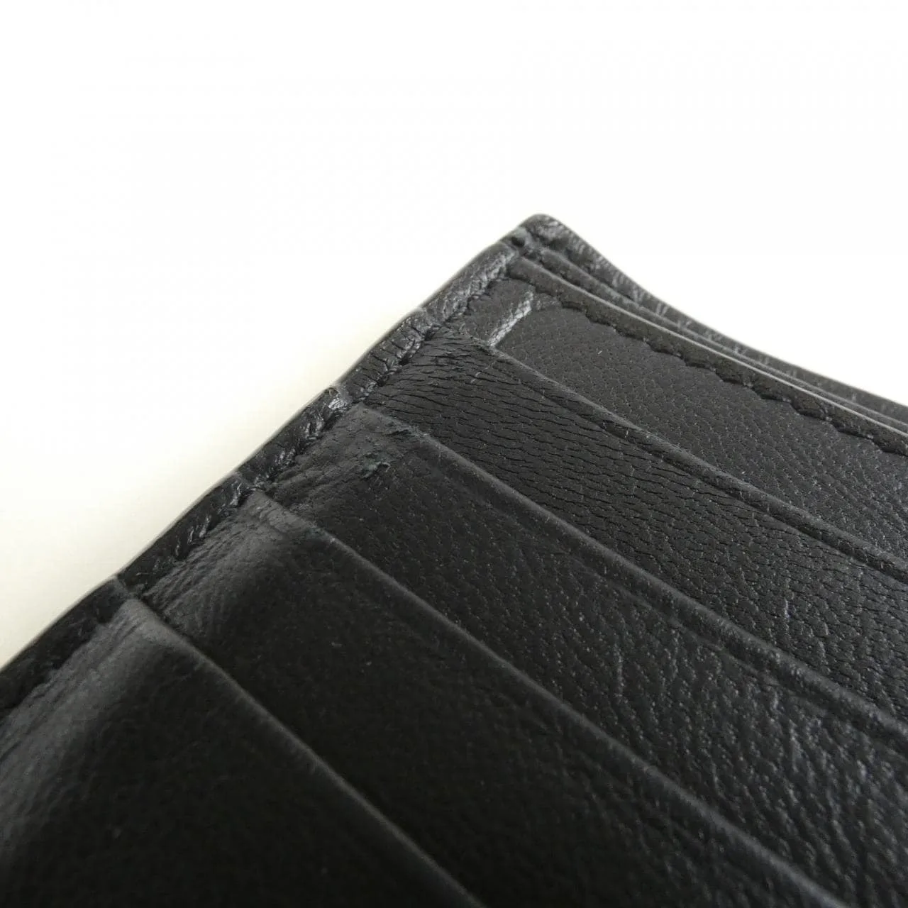 SAINT LAURENT 607727 DZEDW Coin Case 黑色 中古品A - 縮圖 5