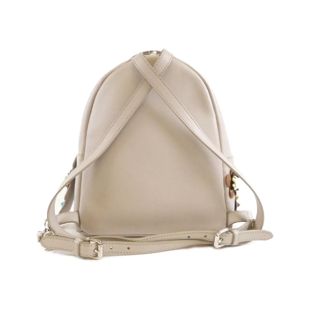 FENDI 8BZ038 OYU Backpack Leather Black Leather - Thumbnail 2