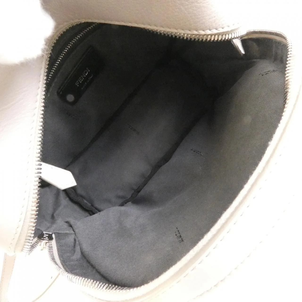 FENDI 8BZ038 OYU Backpack Leather Black Leather - Thumbnail 10