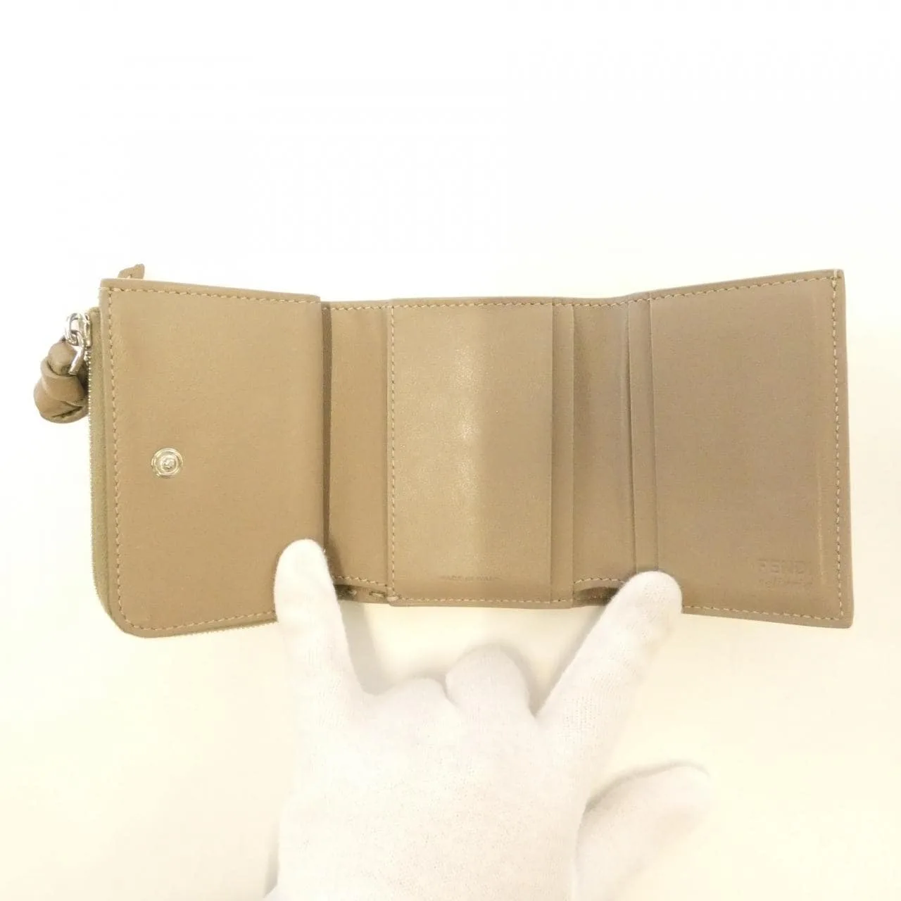 FENDI Peekaboo 8M0499 ARC1 Wallet Black Rank A - Thumbnail 4