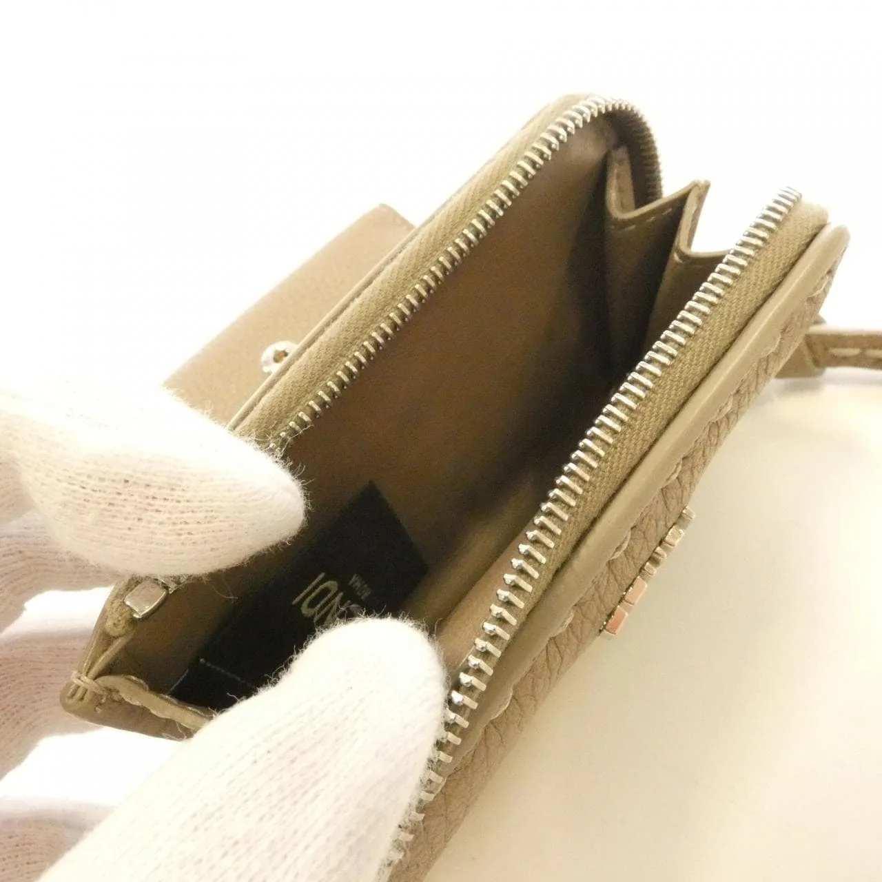 FENDI Peekaboo 8M0499 ARC1 Wallet Black Rank A - Thumbnail 6