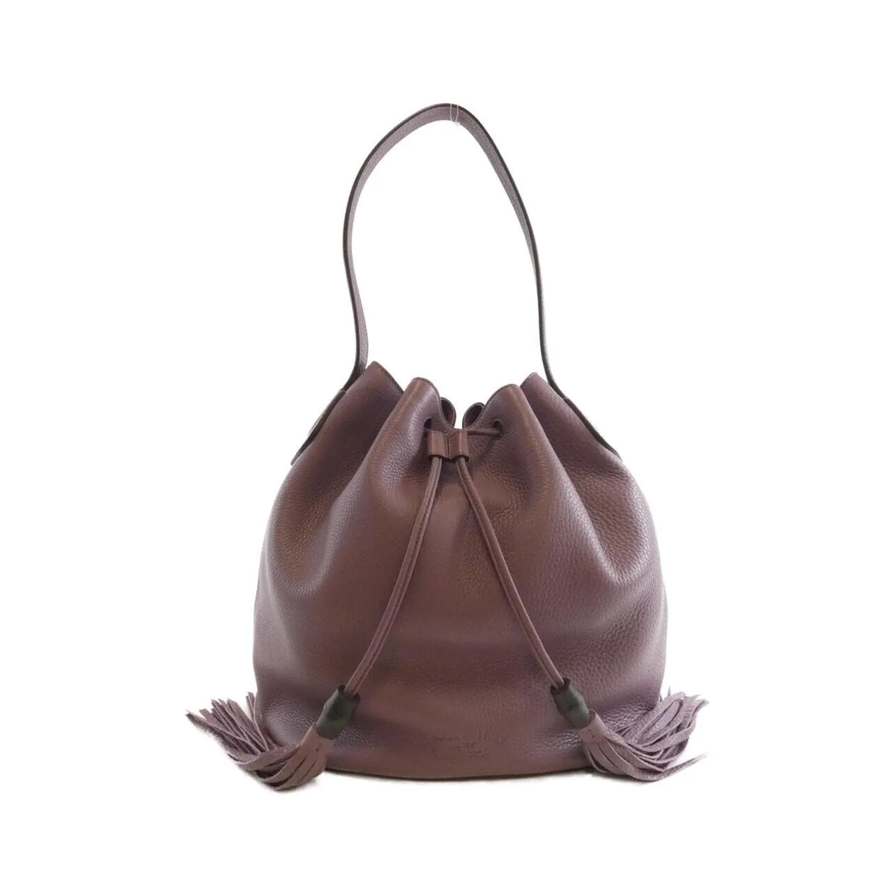 GUCCI 354472 Handbag Leather Purple