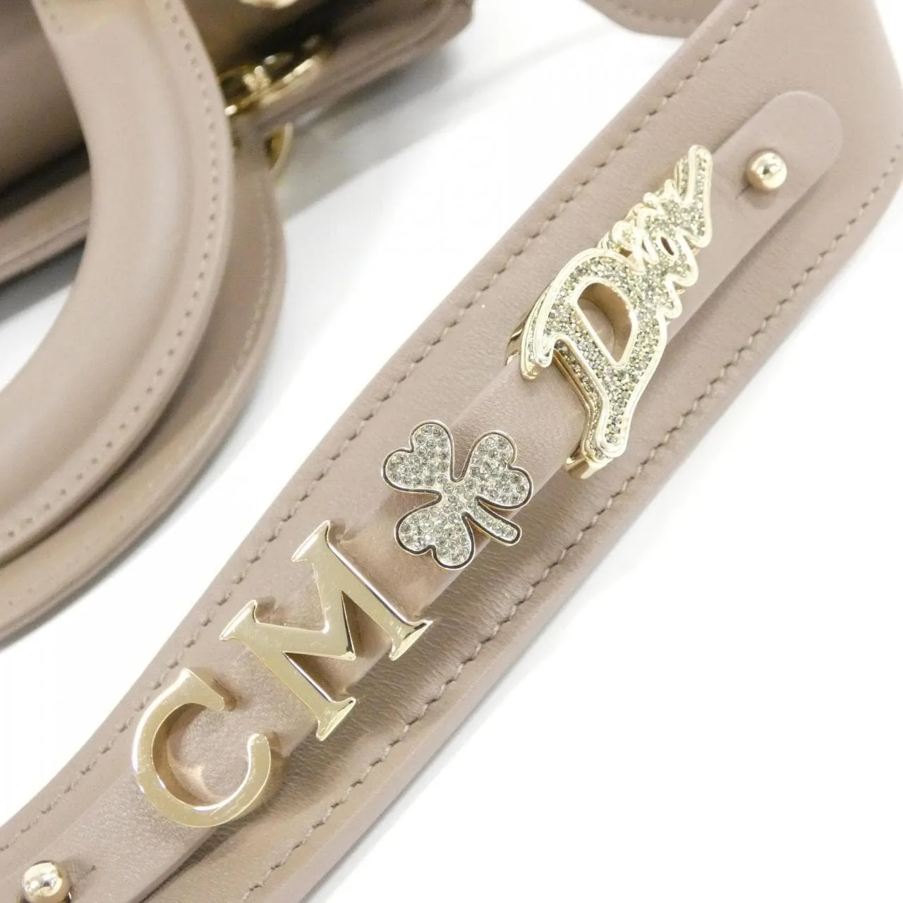 DIOR Lady Dior M0538OCEA Handbag Lambskin 黑色 羊皮 中古品A - 縮圖 6