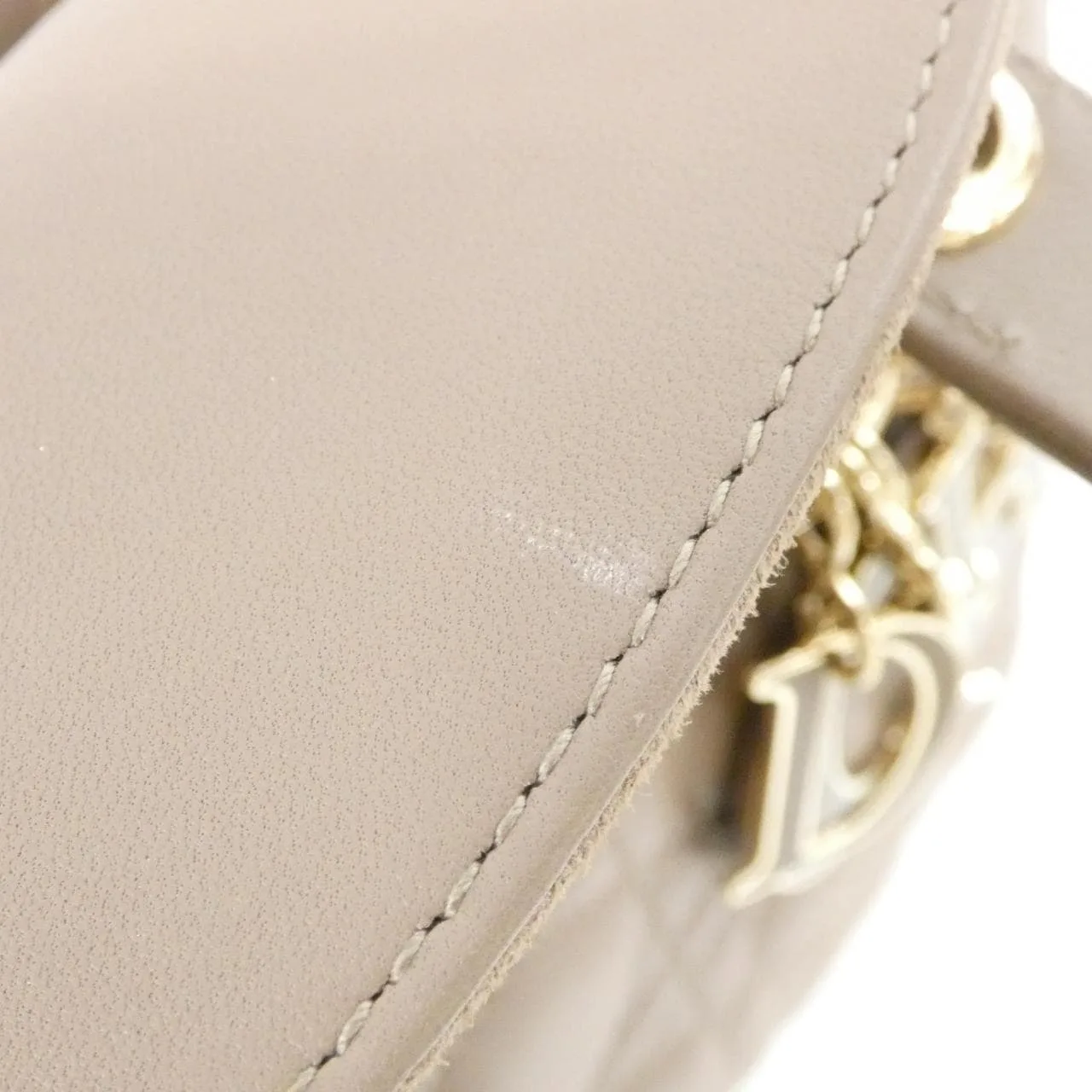 DIOR Lady Dior M0538OCEA Handbag Lambskin 黑色 羊皮 中古品A - 縮圖 9