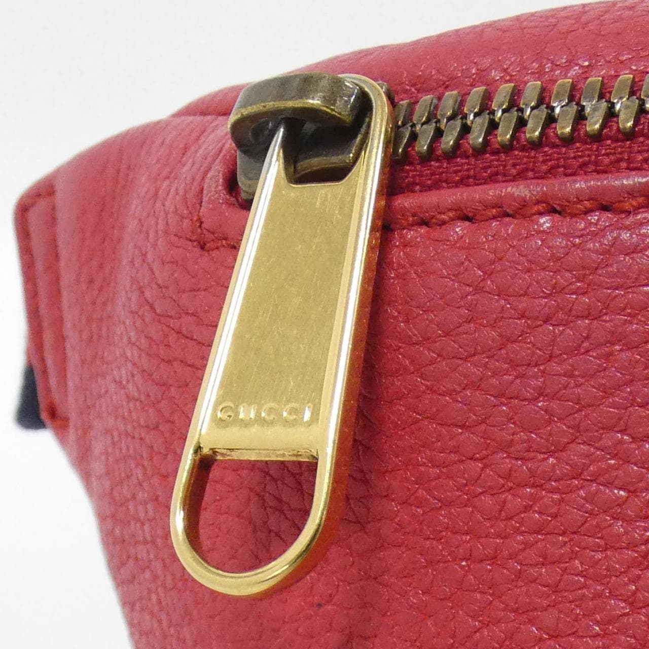 GUCCI 527792 0GDCT Belt Bag Leather 黑色 皮革 中古品A - 縮圖 5