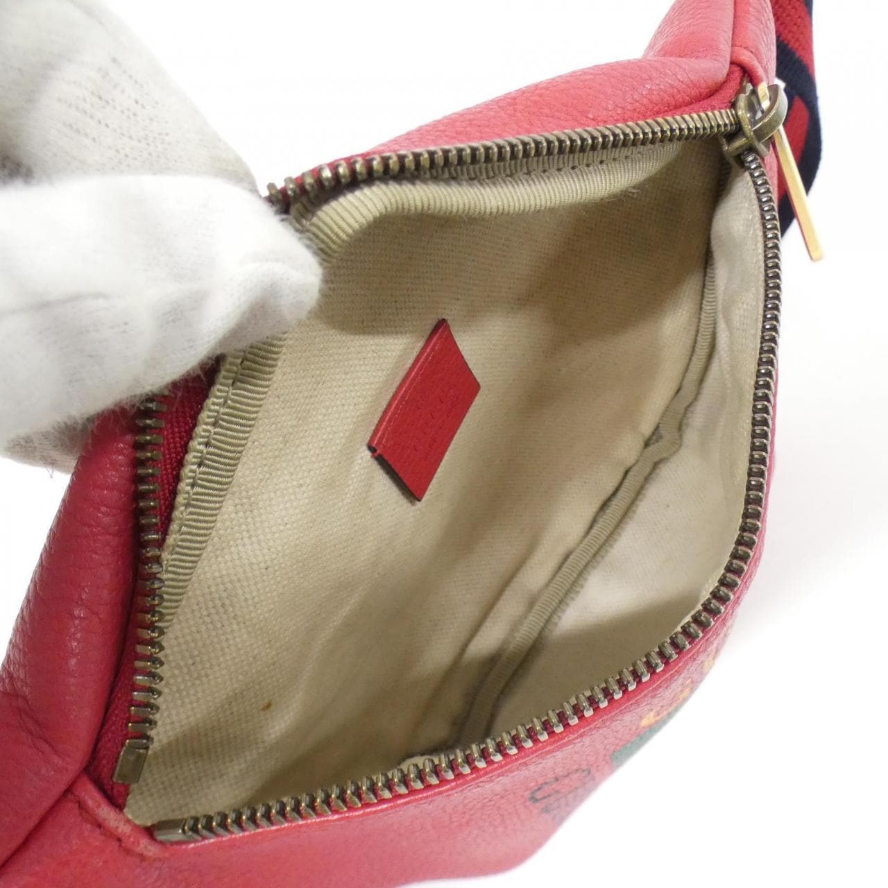 GUCCI 527792 0GDCT Belt Bag Leather 黑色 皮革 中古品A - 縮圖 10