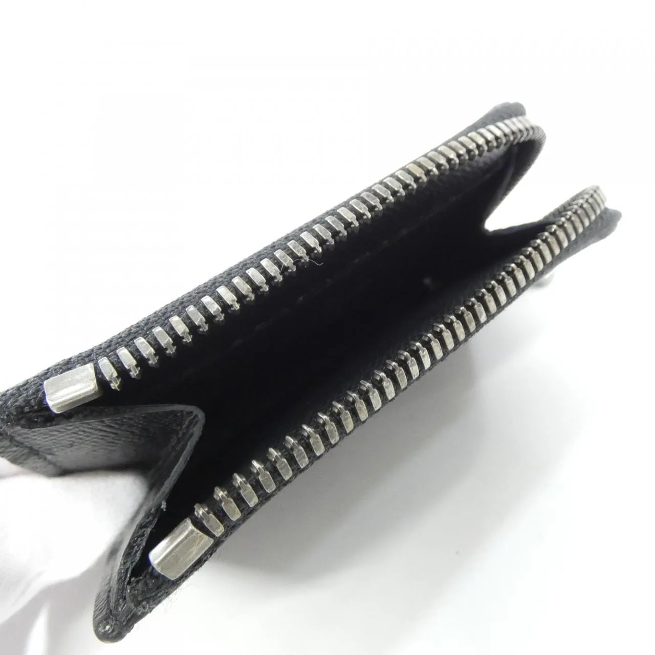 LOUIS VUITTON Eclipse M63536 Coin Case Monogram 黑色 Monogram 中古品A - 縮圖 6