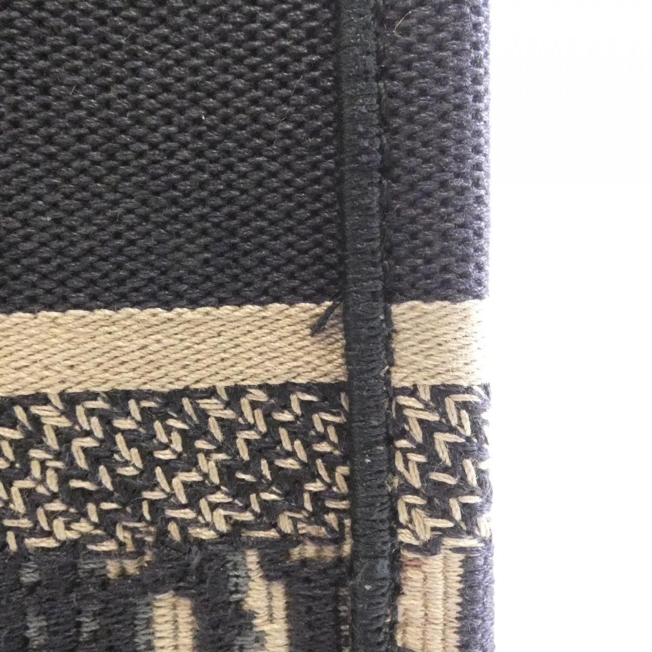 DIOR Book Tote M1265ZRIW Tote Canvas 藍色 帆布 中古品A - 縮圖 4