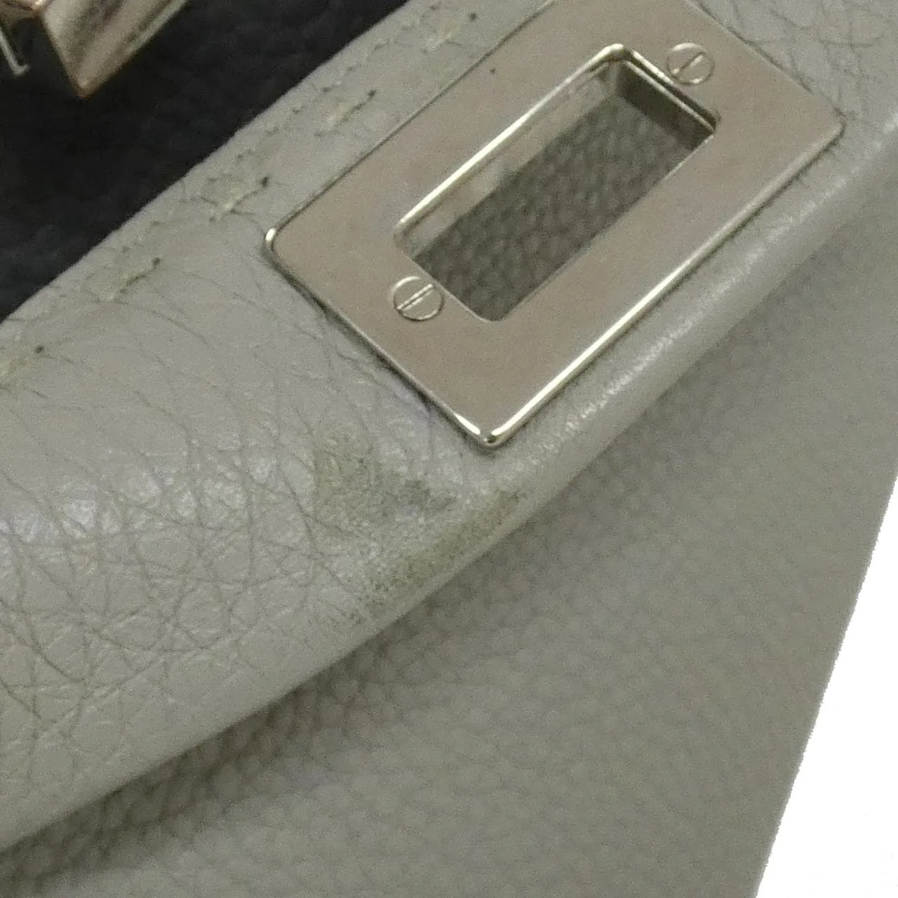 FENDI Peekaboo 8BN244 ALFW Handbag Python