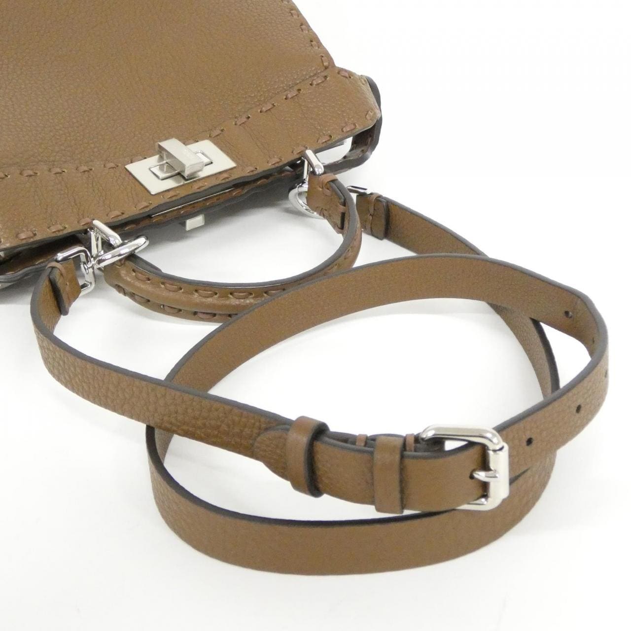 FENDI Peekaboo 8BN327 ARBB Bag 未使用品 - 縮圖 4