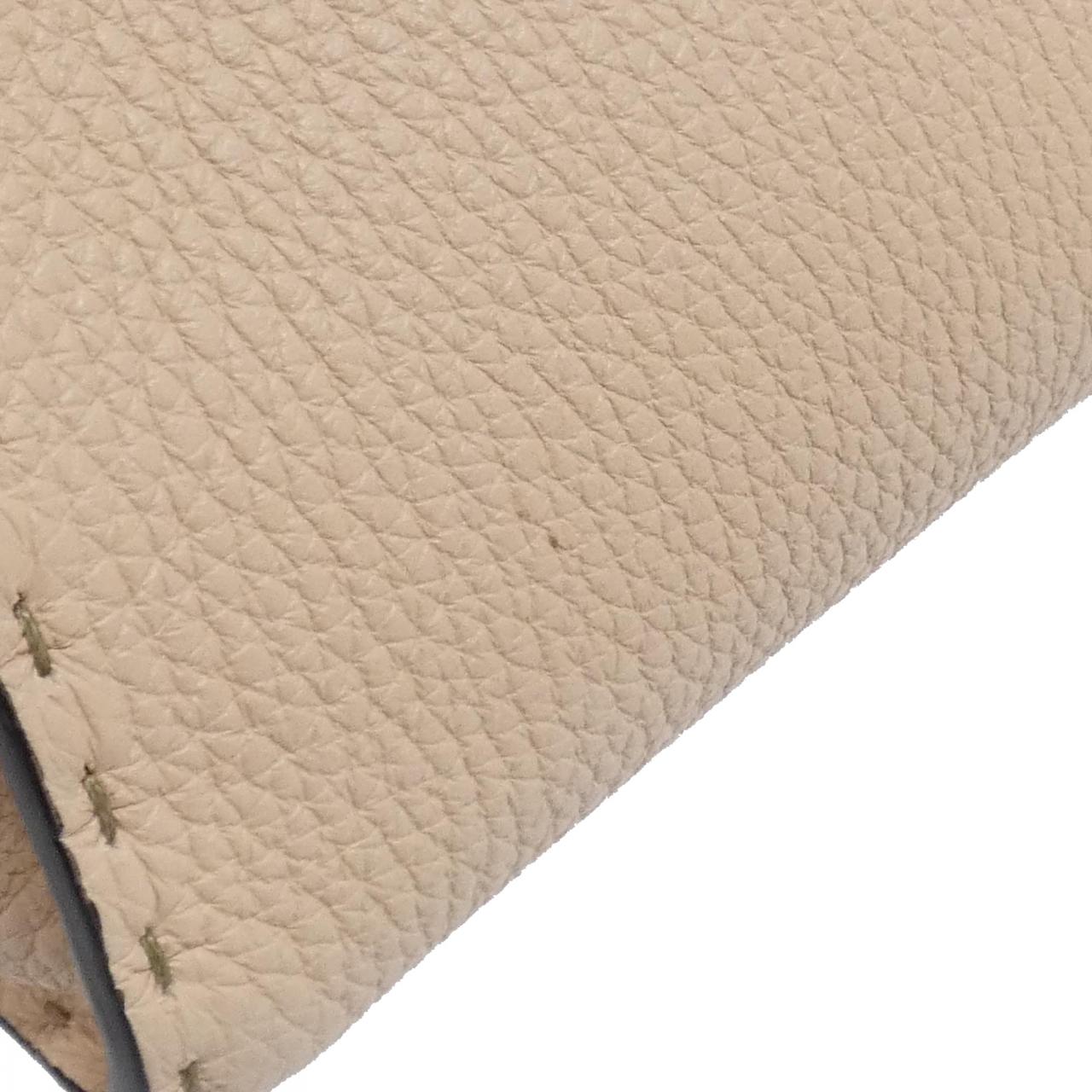 FENDI Peekaboo 8BN244 AMQ6 Bag Leather 黑色 皮革 中古品A - 縮圖 4